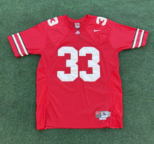 Load image into Gallery viewer, Nike Vintage Authentic Ohio State Buckeyes James Laurinaitis Sewn Jersey Red L
