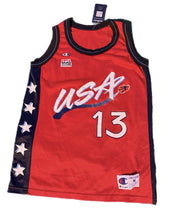 Load image into Gallery viewer, Rare Vintage Champion WNBA Team USA Rebecca Lobo Basketball Jersey Medium M