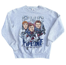 Load image into Gallery viewer, Vintage 1997 Colorado Avalanche Hockey NHL Caricature Delta L Gray T-shirt NWOT