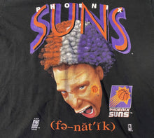 Load image into Gallery viewer, Vintage 90’s NBA Phoenix Suns Black Rare TSHIRT Artex Sportswear XXL 2XL