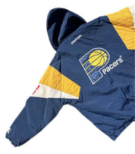 Load image into Gallery viewer, Vintage 90s Starter NBA Indiana Pacers 1/2 Zip Winter Puffer Parka Jacket Mens L