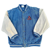 Load image into Gallery viewer, Vintage Phoenix Coyotes Denim Jacket Lee Sport NHL Hockey Jean 90s XL