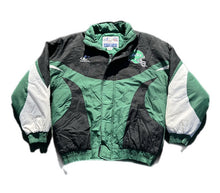 Load image into Gallery viewer, Vintage 90s New York Jets NFL Full Zip Hooded Jacket Size L Large Logo Athletic