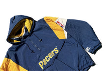 Load image into Gallery viewer, Vintage 90s Starter NBA Indiana Pacers 1/2 Zip Winter Puffer Parka Jacket Mens L