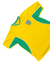 Load image into Gallery viewer, Brazil Soccer Team Jersey Shirt Men XL Yellow Rhinox Vintage Neymar JR