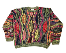 Load image into Gallery viewer, Vintage COOGI Australia Multicolor Textured 3D Chunky Knit Sweater Large
