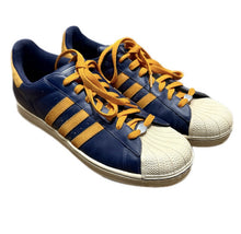 Load image into Gallery viewer, Adidas Superstar Foundation Shoes Mens Size 13 Blue Orang Low Top Sneakers Shoes