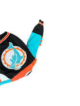 Load image into Gallery viewer, Vintage Jeff Hamilton Miami Dolphins Genuine Leather Jacket With Cloth Size M