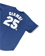 Load image into Gallery viewer, Vintage Majestic Diamond 90s New York Yankees Jersey Giambi Blue Mens Size XL