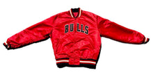 Load image into Gallery viewer, Vintage USA 90’s STARTER JORDAN ERA CHICAGO BULLS AUTHENTIC SATIN JACKET SIZE L