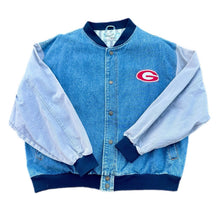 Load image into Gallery viewer, NCAA Georgia Bulldogs Denim Jean Jacket XL Vintage