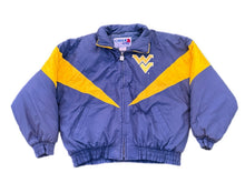 Load image into Gallery viewer, Vintage 90’s Chalk Line Blue West Virginia Puffer Jacket Size XL