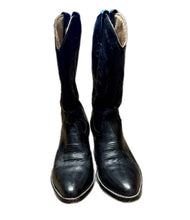 Load image into Gallery viewer, El Jinete Botas Men’s Western Boots 11.5 Black