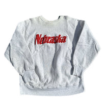 Load image into Gallery viewer, Vintage Nebraska Cornhuskers Sweatshirt Mens L Reverse Weave Warm Up 80s USA