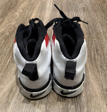 Load image into Gallery viewer, Nike Air Mission White Black Fire Red Junior Seau NFL Turf Size 13 Vintage