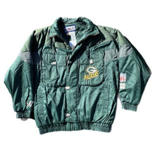 Load image into Gallery viewer, NFL Green Bay Packers Logo Athletic Pro Line Puffer Coat Jacket Men’s M Medium