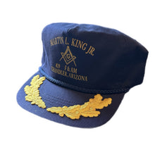 Load image into Gallery viewer, Vintage 80s 90s MLK Martin Luther King Jr. Blue Snapback Rope Hat Adjustable