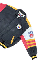 Load image into Gallery viewer, Vintage 90s NFL Jeff Hamilton Pittsburgh Steelers Varsity Football Jacket Sz XL