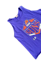 Load image into Gallery viewer, Vintage Phoenix Suns Tank Top Mens Size XL Purple Nutmeg Sportswear Made In USA