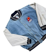 Load image into Gallery viewer, Vintage 90s Phoenix Suns Starter Via Sport Denim Jacket Size XL