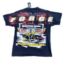 Load image into Gallery viewer, John Force 1997  Untouchable  7 Time Champion black t-shirt, Large short sleeve