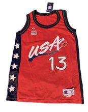 Load image into Gallery viewer, Rare Vintage Champion WNBA Team USA Rebecca Lobo Basketball Jersey Medium M