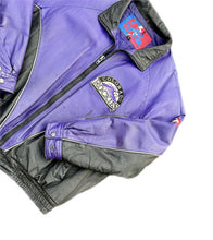 Load image into Gallery viewer, Colorado Rockies Vintage 90's Pro Player genuine Leather Bomber Jacket Large