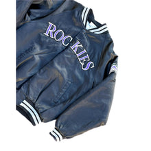 Load image into Gallery viewer, Colorado Rockies Jacket Men Medium Satin Coat MLB Baseball Vintage 90s Starter