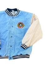 Load image into Gallery viewer, Vintage Disney Mickey Mouse 1928 League Denim Bomber Varsity Jacket Size XXL