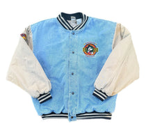 Load image into Gallery viewer, Vintage Disney Mickey Mouse 1928 League Denim Bomber Varsity Jacket Size XXL