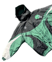 Load image into Gallery viewer, Vintage 90s New York Jets NFL Full Zip Hooded Jacket Size L Large Logo Athletic