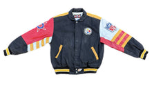 Load image into Gallery viewer, Vintage 90s NFL Jeff Hamilton Pittsburgh Steelers Varsity Football Jacket Sz XL