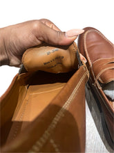 Load image into Gallery viewer, Johnston &amp; Murphy Uptow Penny Loafers Full Grain Leather Tan Brown 20-5690