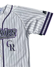 Load image into Gallery viewer, Vintage Rare Colorado Rockies Starter Jersey 1990s Pin Stripes M Dante Bichette