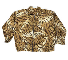 Load image into Gallery viewer, Vintage Kaktus Ladies XL Tiger Animal Print Zip Up Jacket.
