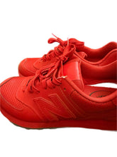 Load image into Gallery viewer, MEN'S NEW BALANCE 574 Sz 9.5 PERFORATED LEATHER MERCURY RED SHOES ML574PR