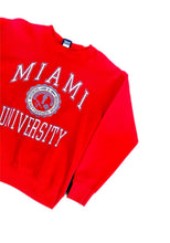 Load image into Gallery viewer, Vintage Miami University Sweatshirt Mens XL Red Oxford Ohio Jansport 90s