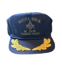 Load image into Gallery viewer, Vintage 80s 90s MLK Martin Luther King Jr. Blue Snapback Rope Hat Adjustable