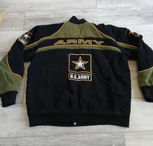 Load image into Gallery viewer, Vintage Y2K NASCAR U.S. Army Racing Jacket Size Large L