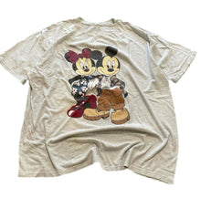 Load image into Gallery viewer, Vintage 90s Disney Mickey And Minnie Double Sided Florida Print T Shirt Size 2XL