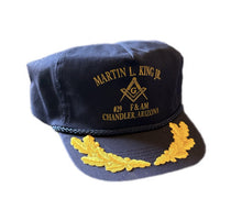 Load image into Gallery viewer, Vintage 80s 90s MLK Martin Luther King Jr. Blue Snapback Rope Hat Adjustable