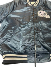 Load image into Gallery viewer, VINTAGE Dallas Cowboys Men Jacket Large Blue Satin Chalk Line 90s Varsity USA