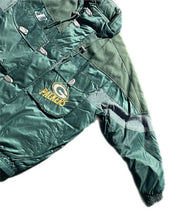 Load image into Gallery viewer, NFL Green Bay Packers Logo Athletic Pro Line Puffer Coat Jacket Men’s M Medium