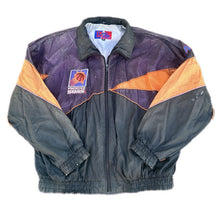Load image into Gallery viewer, Vintage 90s Phoenix Suns Pro Player Zip Jacket Size XXL Mesh Barkley Coat EUC