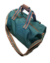 Load image into Gallery viewer, VTG Polo Ralph Lauren Fragrance Duffle Weekender Gym Bag Large Green Canvas Pony