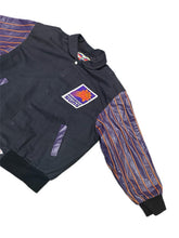 Load image into Gallery viewer, Vintage Jeff Hamilton Phoenix Suns Jacket Leather sleeves Mens XL