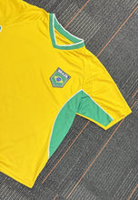 Load image into Gallery viewer, Brazil Soccer Team Jersey Shirt Men XL Yellow Rhinox Vintage Neymar JR