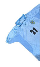 Load image into Gallery viewer, Uruguay FC Shirt Mens Med BlueFootball Soccer 2002 Home Polo Sports Diego Forlan