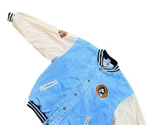 Load image into Gallery viewer, Vintage Disney Mickey Mouse 1928 League Denim Bomber Varsity Jacket Size XXL