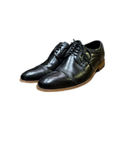 Load image into Gallery viewer, Stacy Adams Mens Black Leather Cap Toe Lace Up Oxford Dress Shoes Size 10